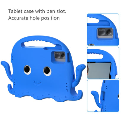 For Lenovo Tab M11 /Xiaoxin Pad 11 2024 Octopus Style EVA Hybrid PC Shockproof Tablet Case with Strap(Blue) - Lenovo by PMC Jewellery | Online Shopping South Africa | PMC Jewellery | Buy Now Pay Later Mobicred