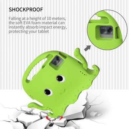 For Lenovo Tab M11 /Xiaoxin Pad 11 2024 Octopus Style EVA Hybrid PC Shockproof Tablet Case with Strap(Grass Green) - Lenovo by PMC Jewellery | Online Shopping South Africa | PMC Jewellery | Buy Now Pay Later Mobicred