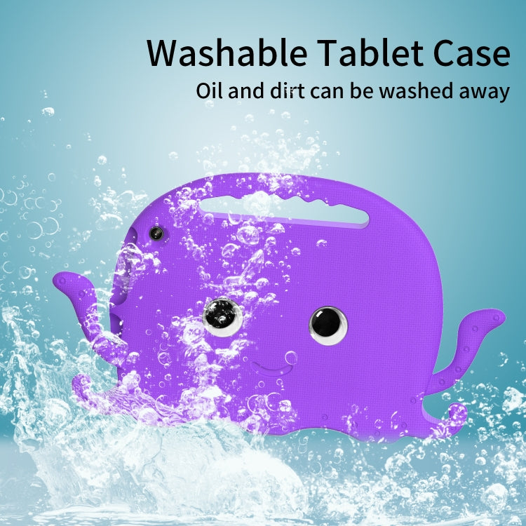 For Amazon Kindle Fire HD10 2021 Octopus Style EVA + PC Tablet Case with Strap(Purple) - Amazon by PMC TechLife | Online Shopping South Africa | PMC TechLife | Buy Now Pay Later Mobicred