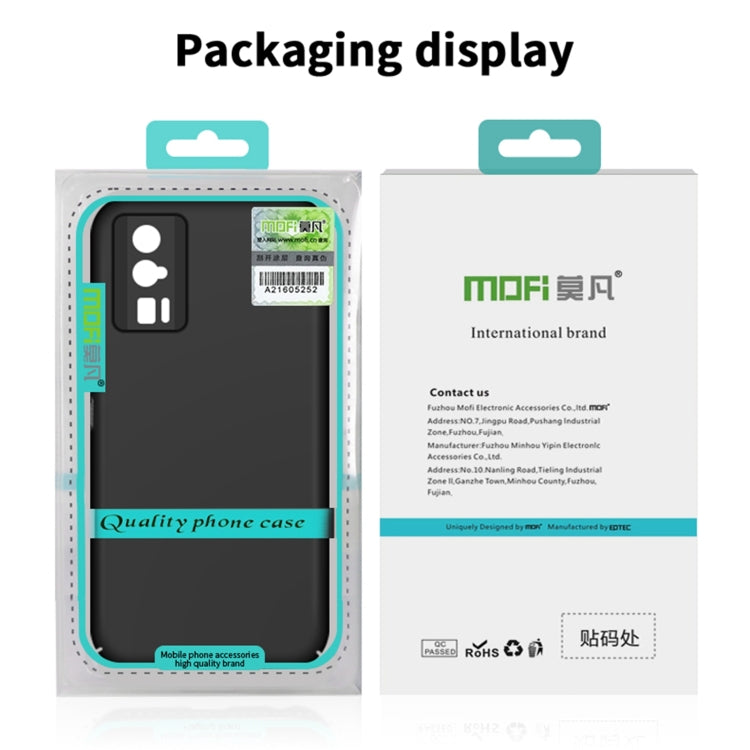 For Xiaomi Redmi K60E MOFI Frosted Ultra-thin PC Hard Case(Red) - Xiaomi Cases by MOFI | Online Shopping South Africa | PMC TechLife | Buy Now Pay Later Mobicred