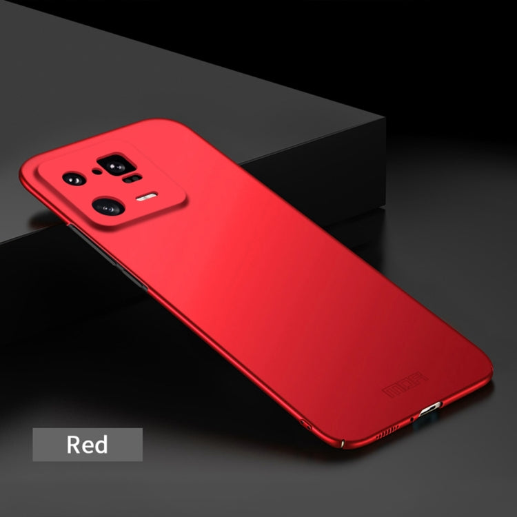 For Xiaomi 13 Pro MOFI Frosted Ultra-thin PC Hard Case(Red) - 13 Pro Cases by MOFI | Online Shopping South Africa | PMC TechLife