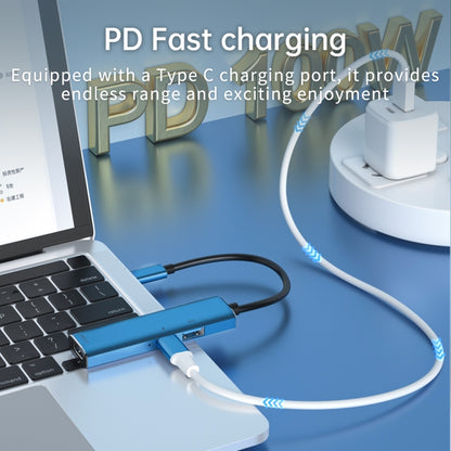 V264 3 in 1 USB-C / Type-C to USB3.0 + PD3.0 + HD2.0 3-Ports Multi Splitter Adapter OTG HUB - USB HUB by PMC Jewellery | Online Shopping South Africa | PMC Jewellery | Buy Now Pay Later Mobicred