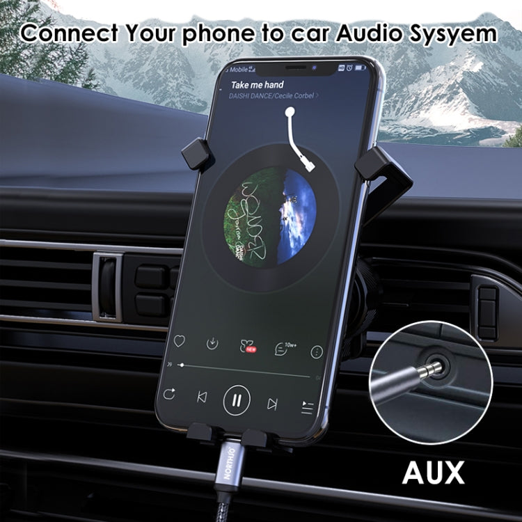 NORTHJO LTM03 8 Pin to 3.5mm Audio AUX Jack Cable, Length:1.5m - Video & Audio Cable by NORTHJO | Online Shopping South Africa | PMC TechLife | Buy Now Pay Later Mobicred