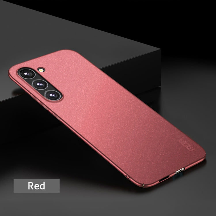 For Samsung Galaxy S24 5G MOFI Fandun Series Frosted PC Ultra-thin All-inclusive Phone Case(Red) - Galaxy S24 5G Cases by MOFI | Online Shopping South Africa | PMC Jewellery