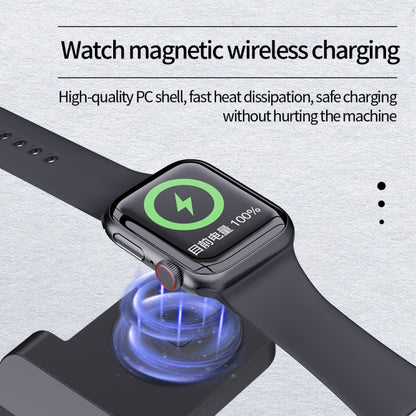 B20 18W 3 in 1 Wireless Charger Stand Charger Dock for iPhone Apple Watch Series(Black) - Wireless Charger by PMC Jewellery | Online Shopping South Africa | PMC Jewellery