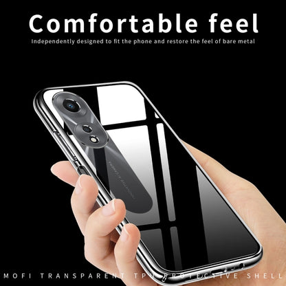 For OPPO A58 4G MOFI Ming Series Transparent Ultra-thin TPU Phone Case(Transparent) - OPPO Cases by MOFI | Online Shopping South Africa | PMC Jewellery