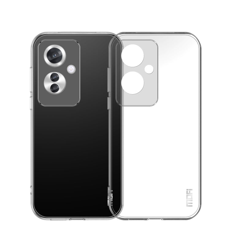 For OPPO Reno11 F MOFI Ming Series Transparent Ultra-thin TPU Phone Case(Transparent) - OPPO Cases by MOFI | Online Shopping South Africa | PMC Jewellery