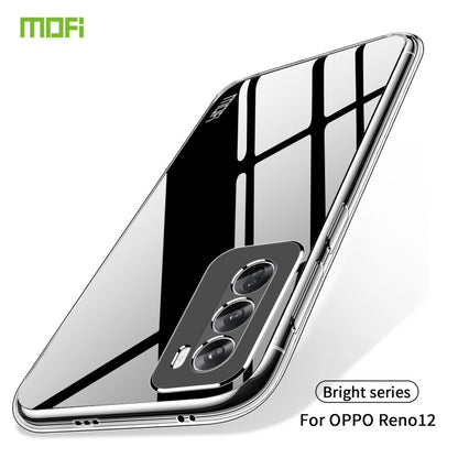 For OPPO Reno12 Global MOFI Ming Series Transparent Ultra-thin TPU Phone Case(Transparent) - Reno12 Cases by MOFI | Online Shopping South Africa | PMC Jewellery | Buy Now Pay Later Mobicred