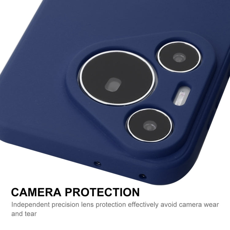 For Huawei Pura 70 Pro / 70 Pro+ ENKAY Hat-Prince Liquid Silicone Shockproof Protective Soft Case(Black) - Huawei Cases by ENKAY | Online Shopping South Africa | PMC Jewellery | Buy Now Pay Later Mobicred