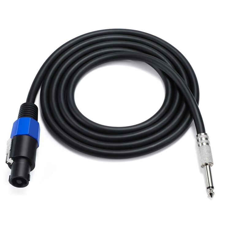 JUNSUNMAY Speakon Male to 6.35mm Male Audio Speaker Adapter Cable with Snap Lock, Length:10FT - Microphone Audio Cable & Connector by JUNSUNMAY | Online Shopping South Africa | PMC Jewellery | Buy Now Pay Later Mobicred