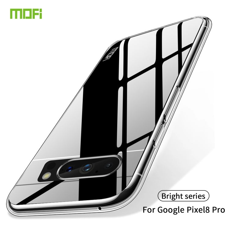 For Google Pixel 8 Pro MOFI Ming Series Ultra-thin TPU Phone Case(Transparent) - Google Cases by MOFI | Online Shopping South Africa | PMC Jewellery