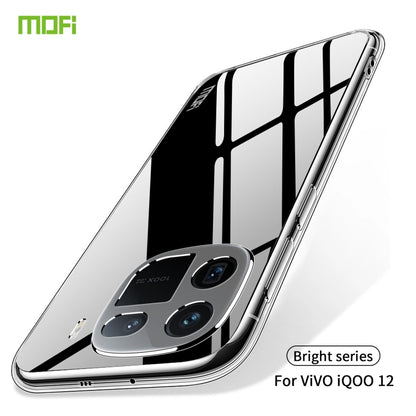 For vivo iQOO 12 MOFI Ming Series Ultra-thin TPU Phone Case(Transparent) - iQOO 12 Cases by MOFI | Online Shopping South Africa | PMC Jewellery