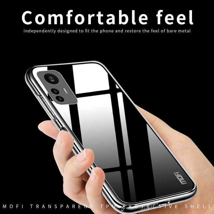For Xiaomi Redmi Note 12S MOFI Ming Series Ultra-thin TPU Phone Case(Transparent) - Xiaomi Cases by MOFI | Online Shopping South Africa | PMC TechLife