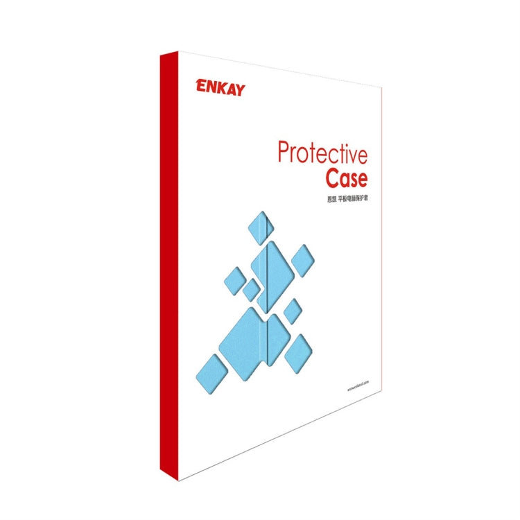 For Amazon Fire Max 11 ENKAY Tri-fold Custer Texture Leather Smart Tablet Case(Grey) - Amazon by ENKAY | Online Shopping South Africa | PMC TechLife | Buy Now Pay Later Mobicred