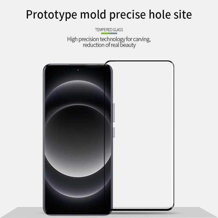 For Xiaomi 14 Ultra PINWUYO 9H 3D Hot Bending Tempered Glass Film(Black) - 14 Ultra Tempered Glass by PINWUYO | Online Shopping South Africa | PMC Jewellery | Buy Now Pay Later Mobicred