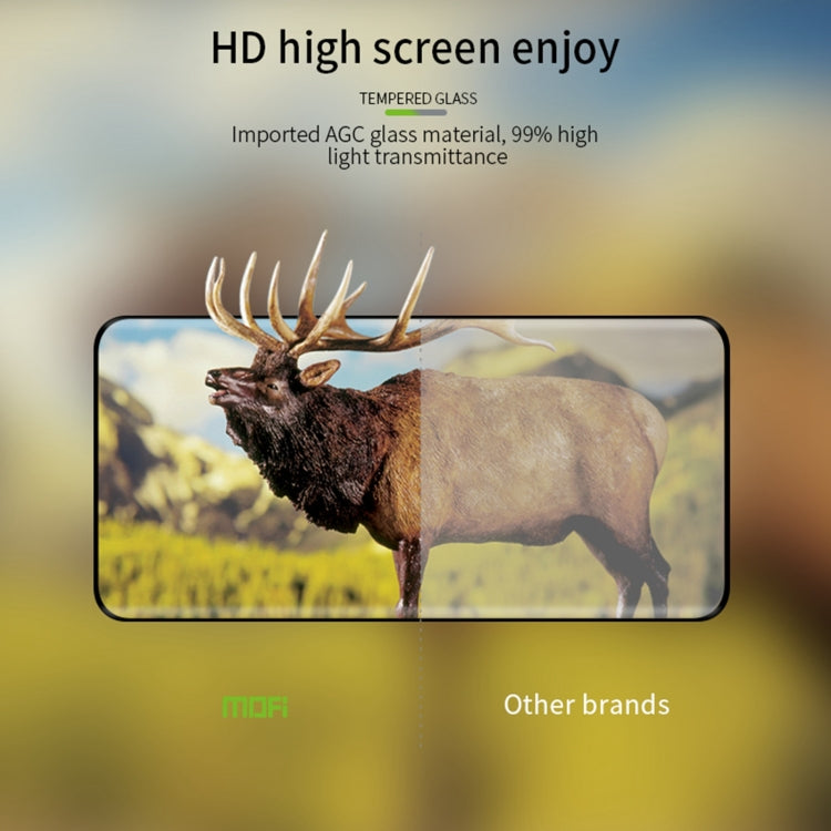 For Honor Magic Vs2 MOFI 9H 3D Hot Bending Tempered Glass Film(Black) - Honor Tempered Glass by MOFI | Online Shopping South Africa | PMC TechLife | Buy Now Pay Later Mobicred