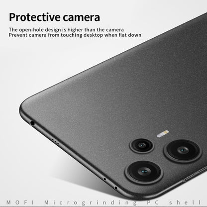 For Xiaomi Redmi Note 12 Turbo MOFI Fandun Series Frosted PC Ultra-thin All-inclusive Phone Case(Black) - Xiaomi Cases by MOFI | Online Shopping South Africa | PMC Jewellery