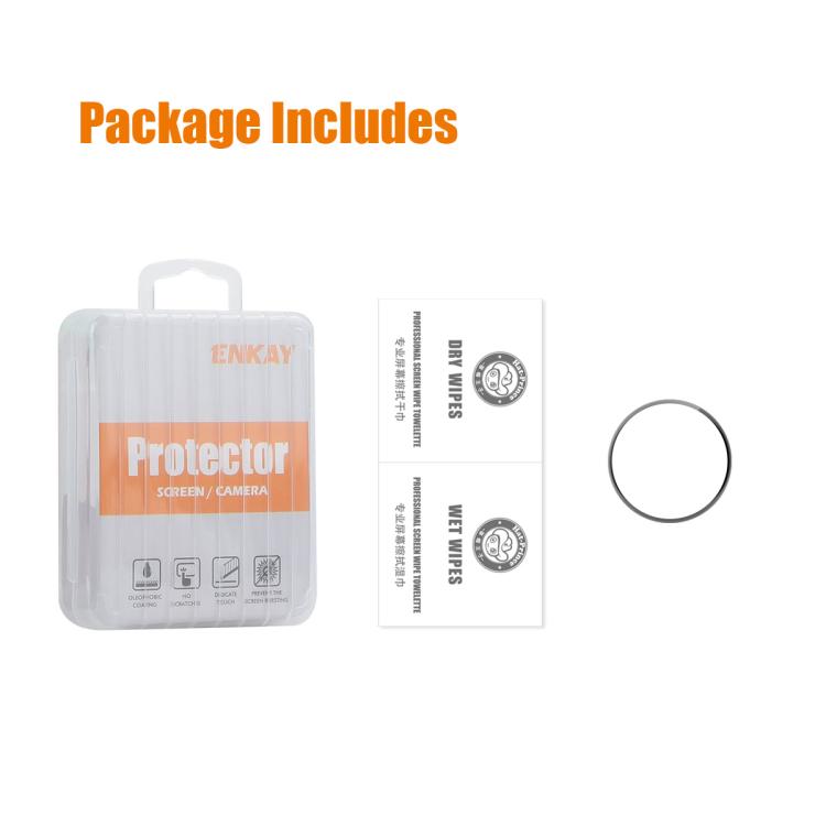 For Garmin Instinct 3 AMOLED / Solar 45mm ENKAY 3D Full Coverage Soft PC Edge PMMA HD Screen Protector Film - free shipping - PMC TechLife - Order now!