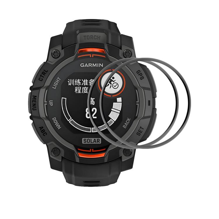 For Garmin Instinct E 45mm 2pcs ENKAY 3D Full Coverage Soft PC Edge PMMA HD Screen Protector Film - free shipping - PMC TechLife - Order now!