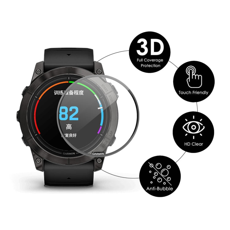 For Garmin Epix Pro Gen 2 47mm 10pcs ENKAY 3D Full Coverage Soft PC Edge PMMA HD Screen Protector Film - free shipping - PMC TechLife - Order now!