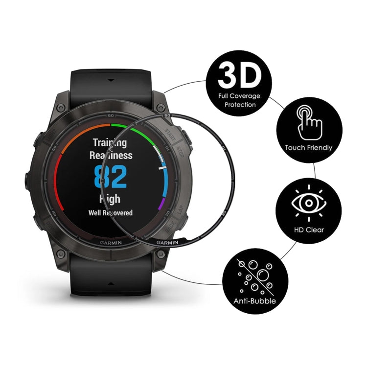 For Garmin Fenix 7 Pro 10pcs ENKAY 3D Full Coverage Soft PC Edge PMMA HD Screen Protector Film - free shipping - PMC TechLife - Order now!