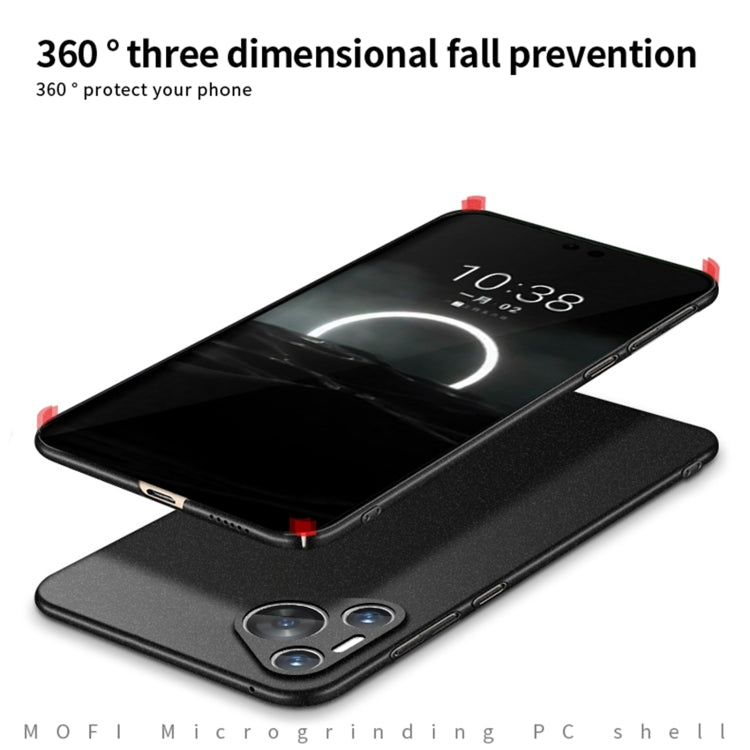 For Huawei Pura 70 Pro MOFI Fandun Series Frosted PC Ultra-thin All-inclusive Phone Case(Black) - Huawei Cases by MOFI | Online Shopping South Africa | PMC TechLife | Buy Now Pay Later Mobicred