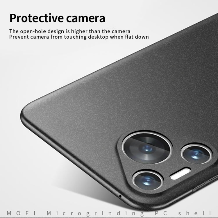 For Huawei Pura 70 Pro MOFI Fandun Series Frosted PC Ultra-thin All-inclusive Phone Case(Black) - Huawei Cases by MOFI | Online Shopping South Africa | PMC TechLife | Buy Now Pay Later Mobicred