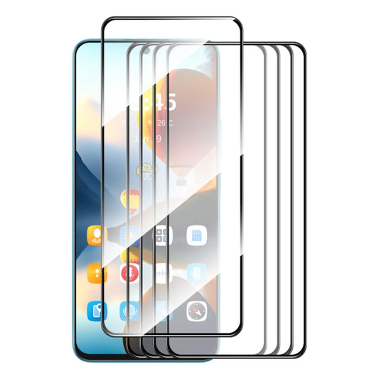 For Huawei Pura 70 5pcs ENKAY Full Glue High Aluminum-silicon Tempered Glass Film - Huawei Tempered Glass by ENKAY | Online Shopping South Africa | PMC Jewellery | Buy Now Pay Later Mobicred