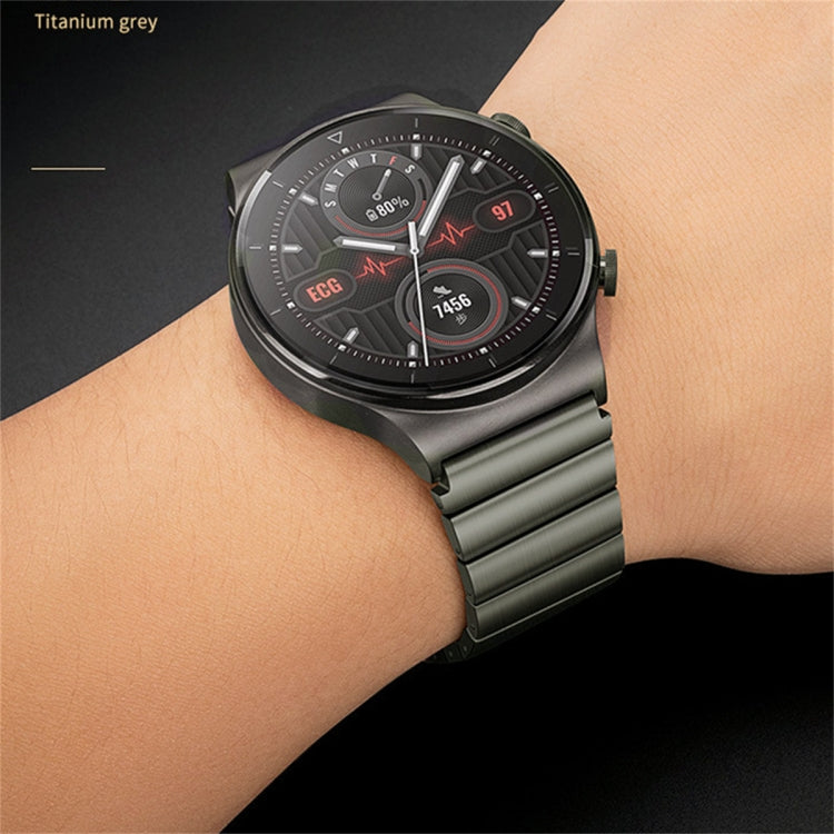 For Huawei Watch GT3 Pro 46mm Titanium Alloy Quick Release Watch Band(Gray) - Watch Bands by PMC TechLife | Online Shopping South Africa | PMC TechLife