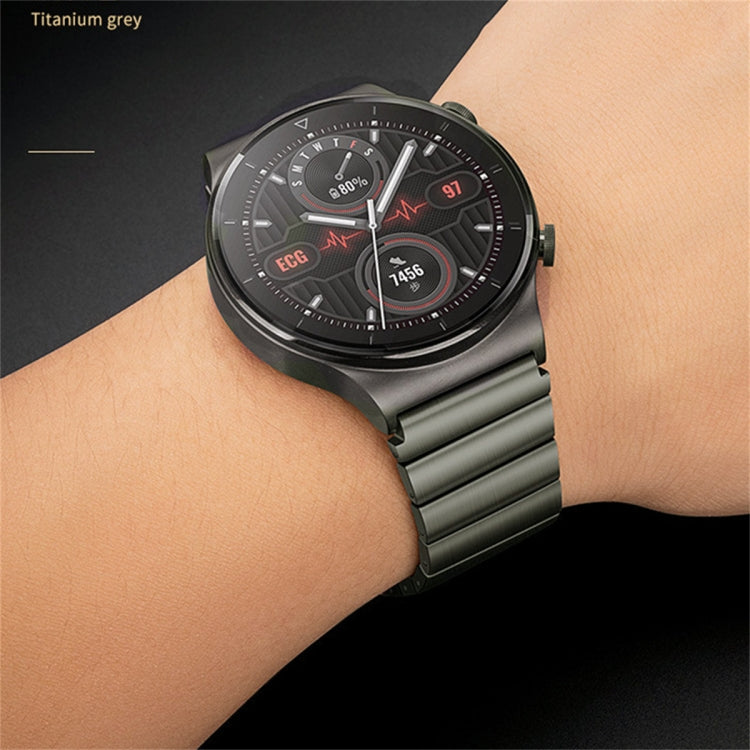 For Huawei Watch GT3 46mm Titanium Alloy Quick Release Watch Band(Gray) - Watch Bands by PMC Jewellery | Online Shopping South Africa | PMC Jewellery