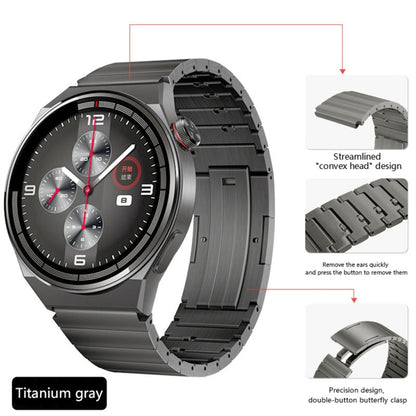 For Huawei Watch GT 2 Pro Titanium Alloy Quick Release Watch Band(Gray) - Watch Bands by PMC Jewellery | Online Shopping South Africa | PMC Jewellery