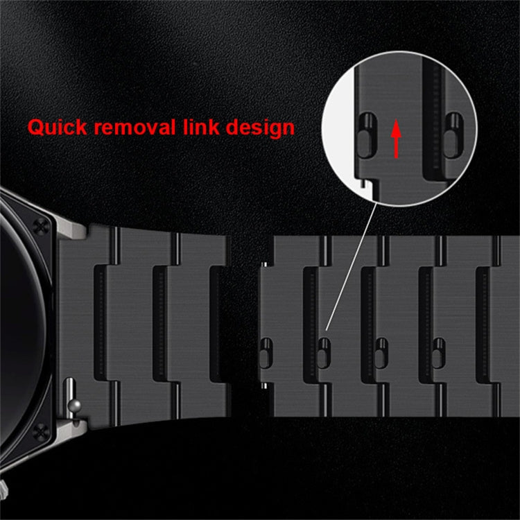 For Huawei Watch GT2 46mm Titanium Alloy Quick Release Watch Band(Black) - free shipping - PMC TechLife - Order now!