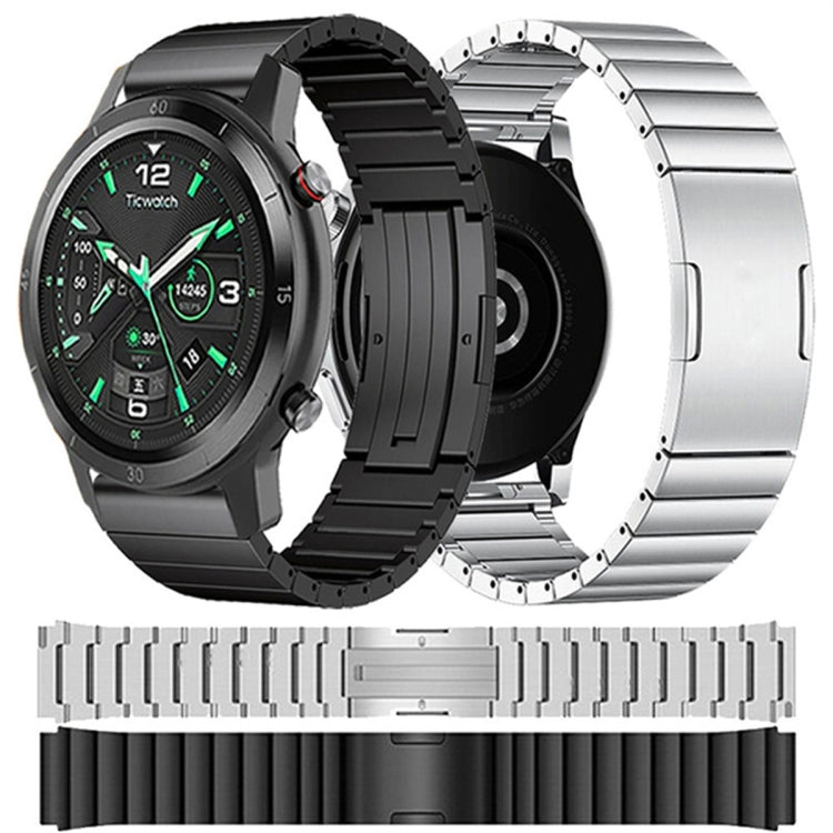 For Huawei Watch GT 3 46mm One Bead Titanium Alloy Watch Band(Black) - Watch Bands by PMC Jewellery | Online Shopping South Africa | PMC Jewellery