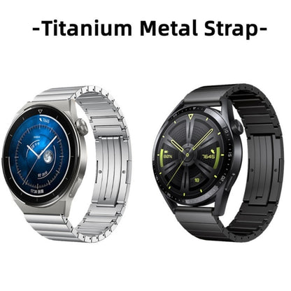 For Huawei Watch GT Runner One Bead Titanium Alloy Watch Band(Silver) - Watch Bands by PMC Jewellery | Online Shopping South Africa | PMC Jewellery