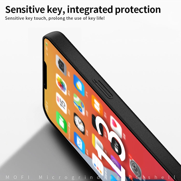 For iPhone 15 Pro MOFI Fandun Series Frosted PC Ultra-thin All-inclusive Phone Case(Gray) - iPhone 15 Pro Cases by MOFI | Online Shopping South Africa | PMC TechLife