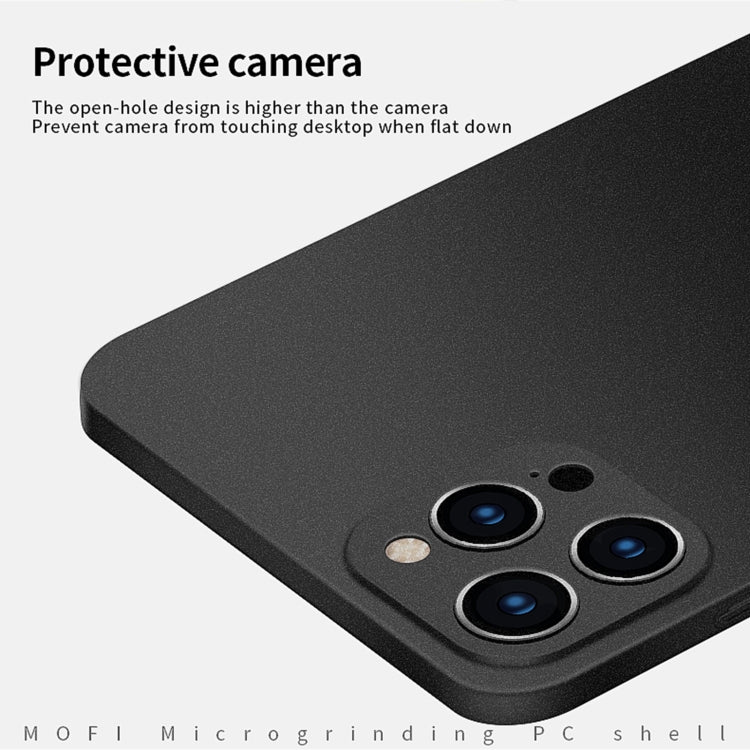 For iPhone 15 Pro MOFI Fandun Series Frosted PC Ultra-thin All-inclusive Phone Case(Gray) - iPhone 15 Pro Cases by MOFI | Online Shopping South Africa | PMC TechLife