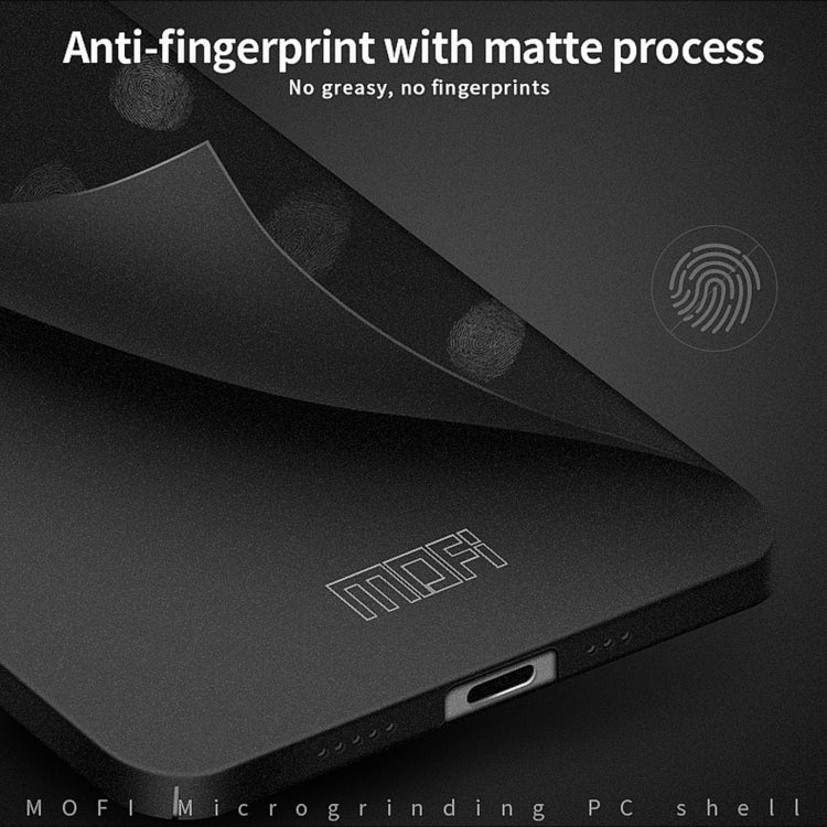 For iPhone 15 Pro MOFI Fandun Series Frosted PC Ultra-thin All-inclusive Phone Case(Gray) - iPhone 15 Pro Cases by MOFI | Online Shopping South Africa | PMC TechLife