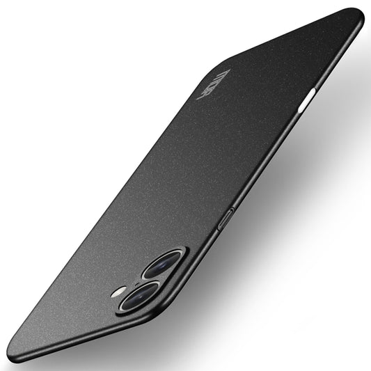 For iPhone 16 MOFI Fandun Series Frosted PC Ultra-thin All-inclusive Phone Case(Black) - iPhone 16 Cases by MOFI | Online Shopping South Africa | PMC Jewellery | Buy Now Pay Later Mobicred