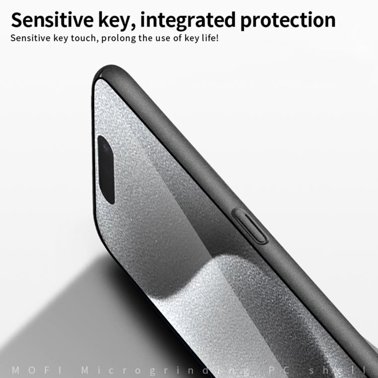 For iPhone 16 Pro MOFI Fandun Series Frosted PC Ultra-thin All-inclusive Phone Case(Black) - iPhone 16 Pro Cases by MOFI | Online Shopping South Africa | PMC Jewellery | Buy Now Pay Later Mobicred