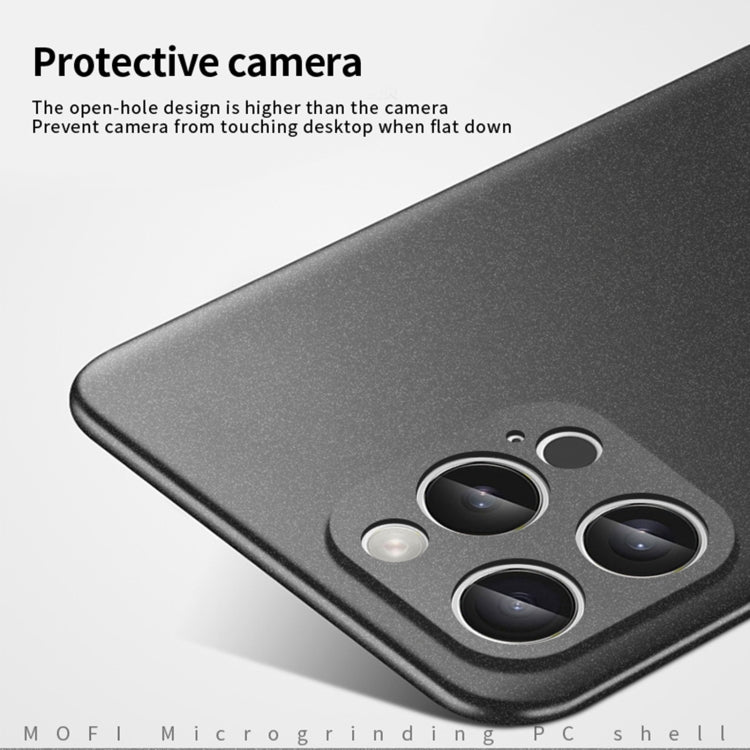 For iPhone 16 Pro Max MOFI Fandun Series Frosted PC Ultra-thin All-inclusive Phone Case(Gray) - iPhone 16 Pro Max Cases by MOFI | Online Shopping South Africa | PMC Jewellery | Buy Now Pay Later Mobicred