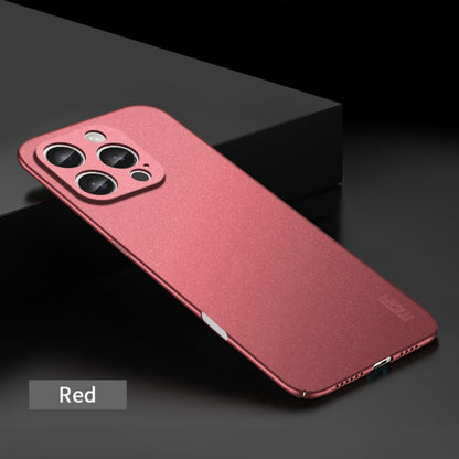 For iPhone 16 Pro Max MOFI Fandun Series Frosted PC Ultra-thin All-inclusive Phone Case(Red) - iPhone 16 Pro Max Cases by MOFI | Online Shopping South Africa | PMC Jewellery | Buy Now Pay Later Mobicred