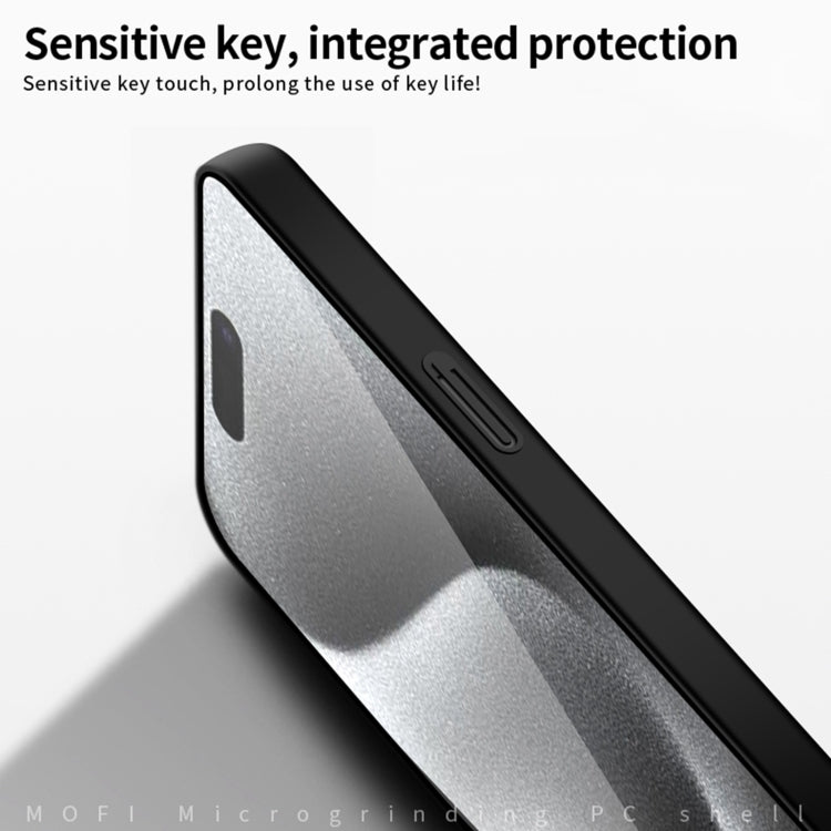 For iPhone 16 Pro Max MOFI Frosted PC Ultra-thin Hard Phone Case(Gold) - free shipping - PMC Jewellery - Order now!