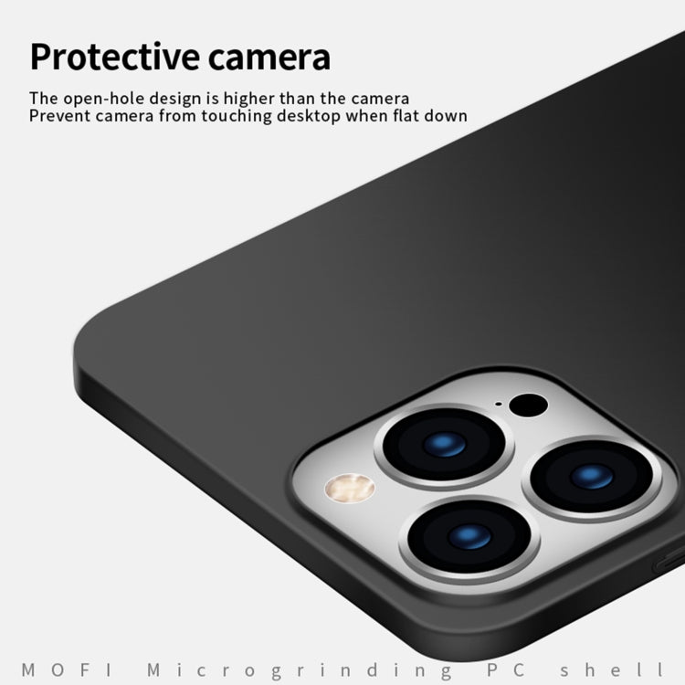 For iPhone 16 Pro Max MOFI Frosted PC Ultra-thin Hard Phone Case(Gold) - free shipping - PMC Jewellery - Order now!