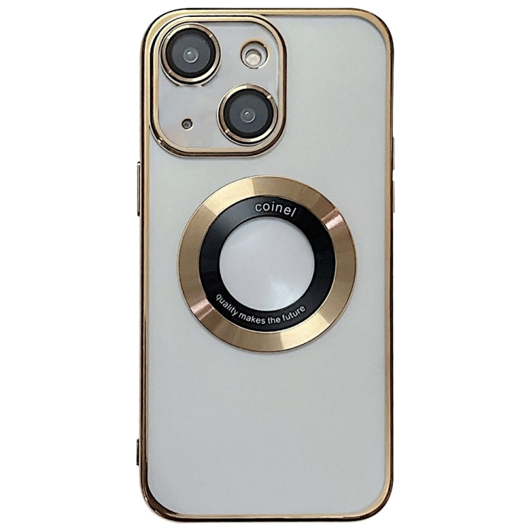 For iPhone 15 Magsafe Electroplating TPU Phone Case(Golden) - iPhone 15 Cases by PMC Jewellery | Online Shopping South Africa | PMC Jewellery