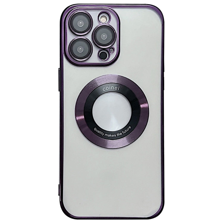 For iPhone 16 Pro Max Electroplating Magsafe TPU Phone Case(Purple) - iPhone 16 Pro Max Cases by PMC Jewellery | Online Shopping South Africa | PMC Jewellery | Buy Now Pay Later Mobicred