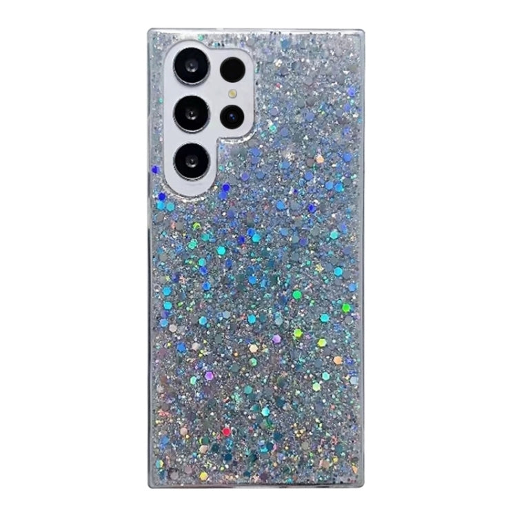 For Samsung Galaxy S24 Ultra 5G Glitter Sequins Epoxy TPU Phone Case(Silver) - Galaxy S24 Ultra 5G Cases by PMC TechLife | Online Shopping South Africa | PMC TechLife