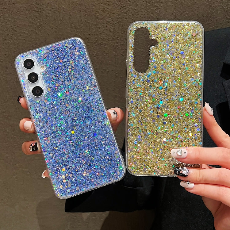 For Samsung Galaxy S24 5G Glitter Sequins Epoxy TPU Phone Case(Green) - Galaxy S24 5G Cases by PMC Jewellery | Online Shopping South Africa | PMC Jewellery