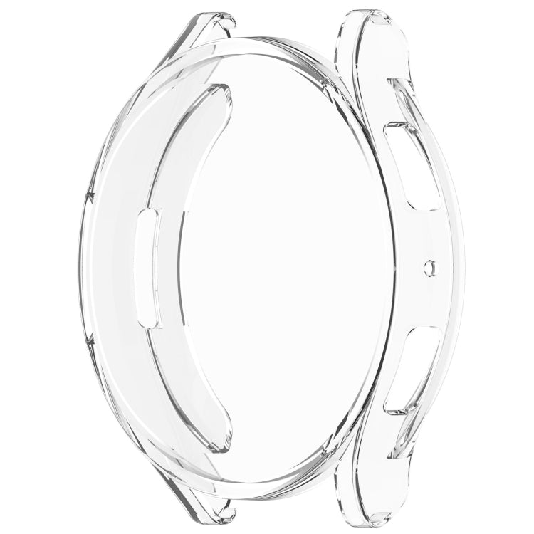 For Samsung Galaxy Watch6 40mm Full Coverage TPU Electroplated Watch Protective Case(Transparent) - Watch Cases by PMC Jewellery | Online Shopping South Africa | PMC Jewellery