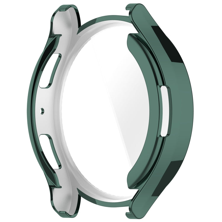 For Samsung Galaxy Watch6 40mm Full Coverage TPU Electroplated Watch Protective Case(Green) - Watch Cases by PMC Jewellery | Online Shopping South Africa | PMC Jewellery