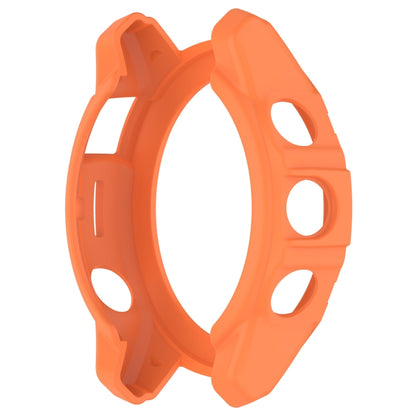 For Garmin Epix Pro 42mm / Fenix 7S / 7S Pro Armored TPU Half Wrapped Watch Protective Case(Orange) - Watch Cases by PMC Jewellery | Online Shopping South Africa | PMC Jewellery